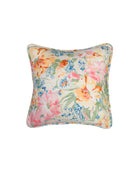 byTiMo Cushion Cover Linen 50x50cm Pink Floral - hvittrad.no