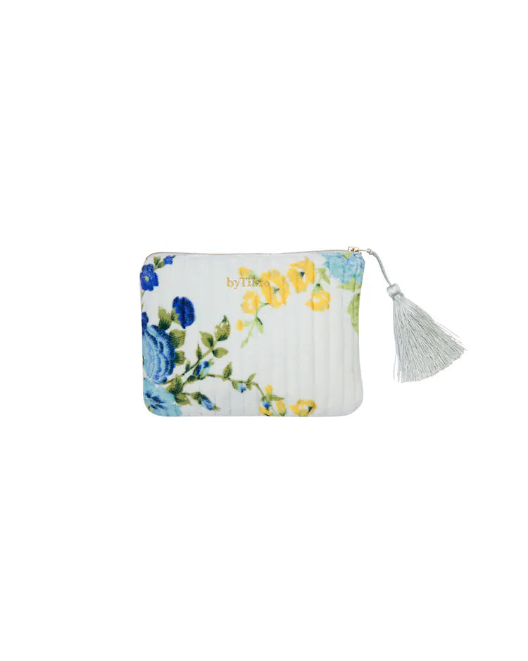 byTiMo Zipper Pouch Velvet Midsummer - hvittrad.no