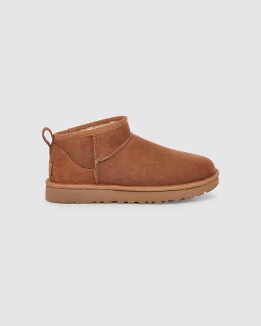 UGG W Classic Ultra Mini Chestnut - hvittrad.no