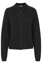 Gestuz AlphaGZ Short Cardigan Black - hvittrad.no