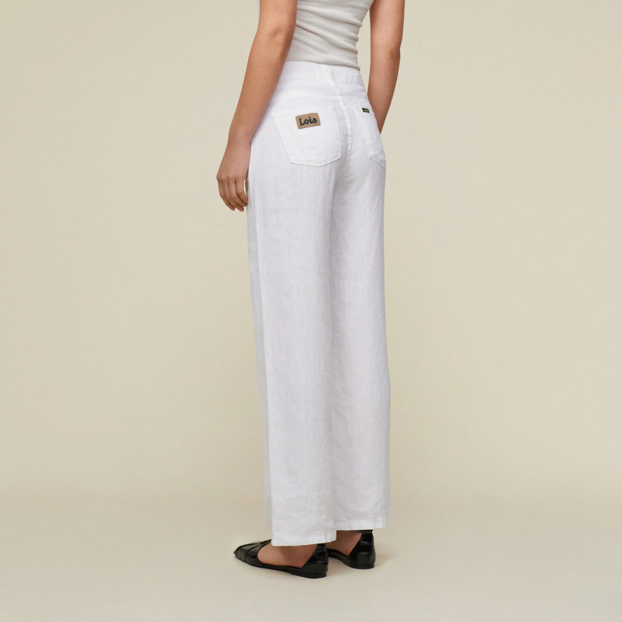 Lois Culotte 6649 Linen Colour White - hvittrad.no