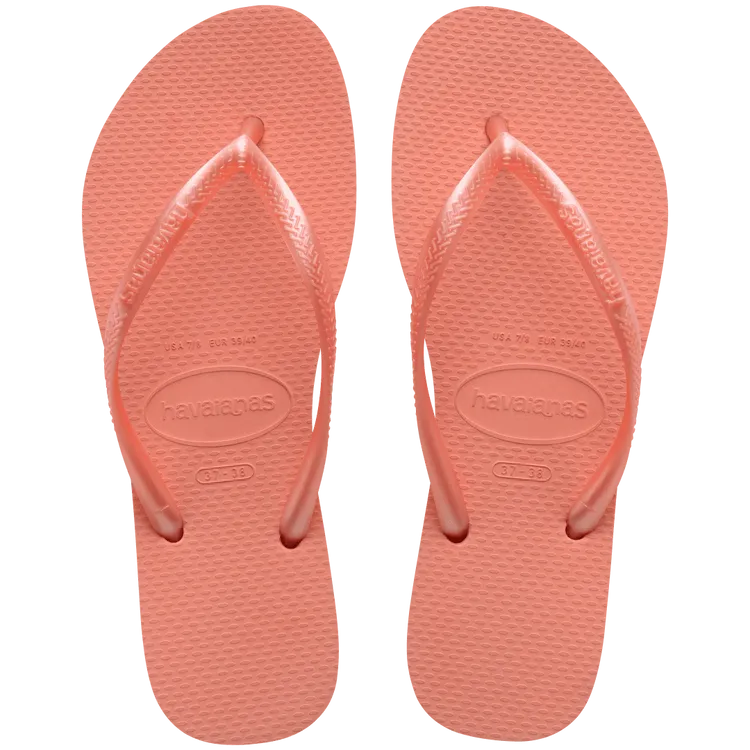 Slim Flip Flops Peach Rose