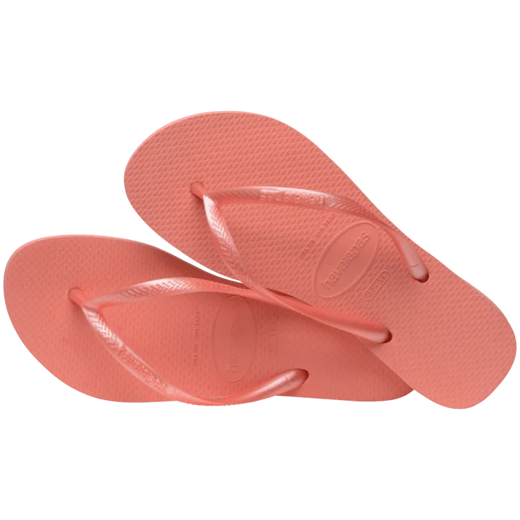 Slim Flip Flops Peach Rose