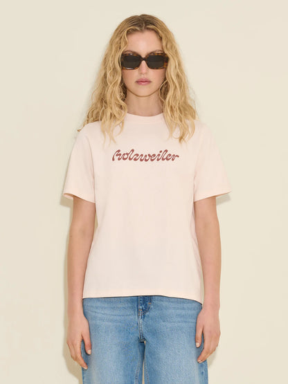 Holzweiler Penny Tee Lt. Pink - hvittrad.no