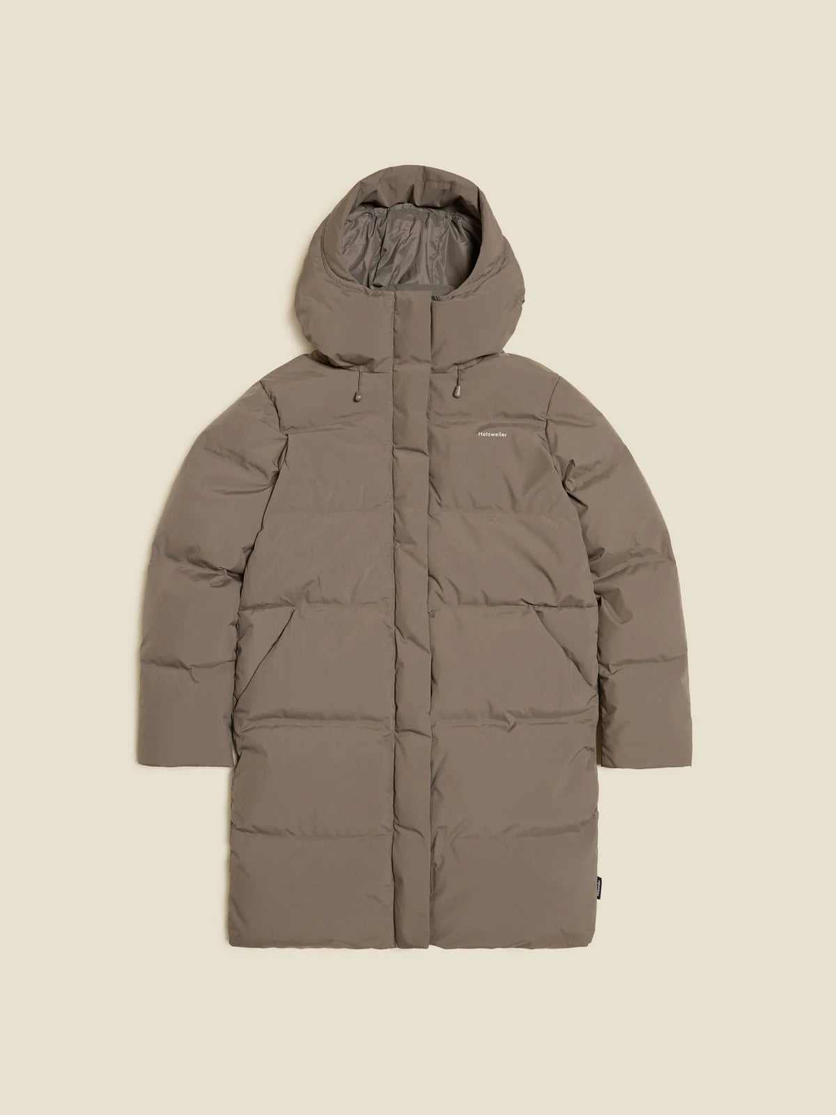 Holzweiler Loen Down Jacket Taupe - hvittrad.no