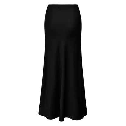 Mbym Maila-M Quill Skirt Black - hvittrad.no