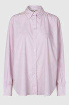 Second Female Yaya Shirt Lavender Fog - hvittrad.no