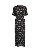 Mbym Sloana-M Dress Black Revana Print - hvittrad.no