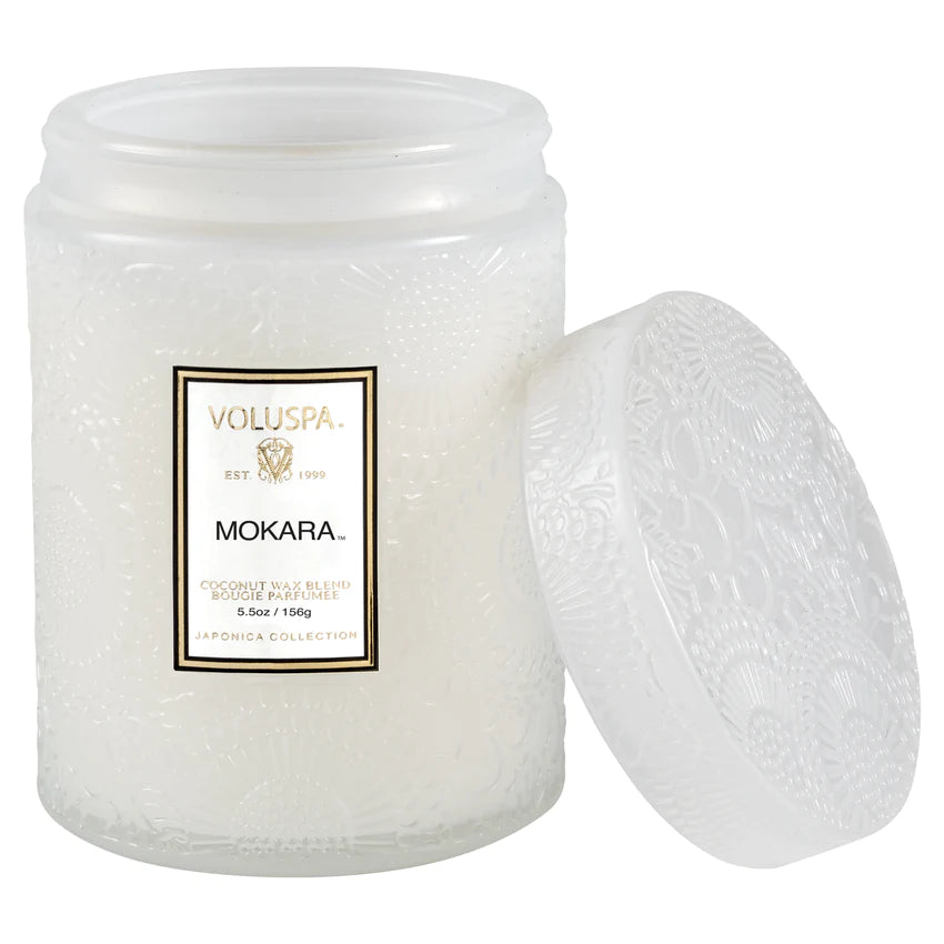 Voluspa Small Jar Candle - Mokara 156g - hvittrad.no