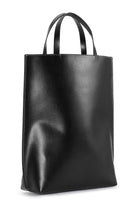 Ganni Banner Medium Tote Black - hvittrad.no