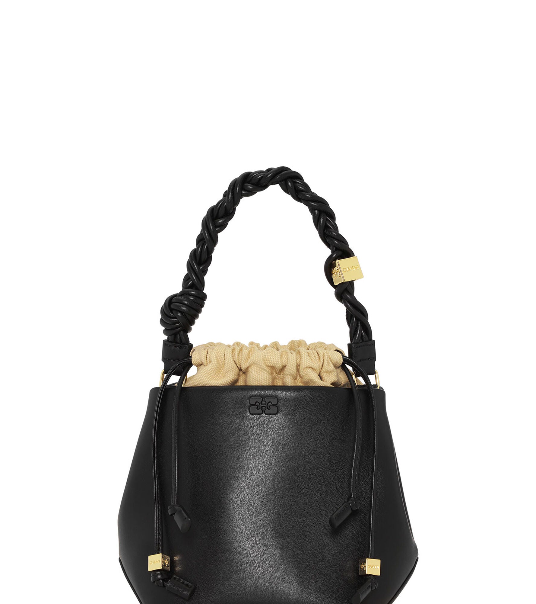 Ganni Ganni Bou Bucket Bag Black - hvittrad.no