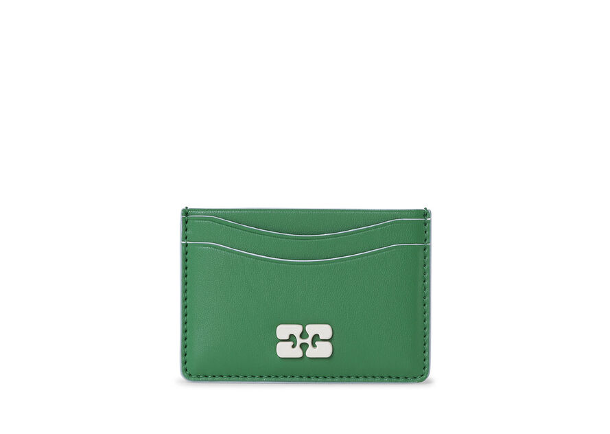 Ganni Bou Card Holder Juniper - hvittrad.no