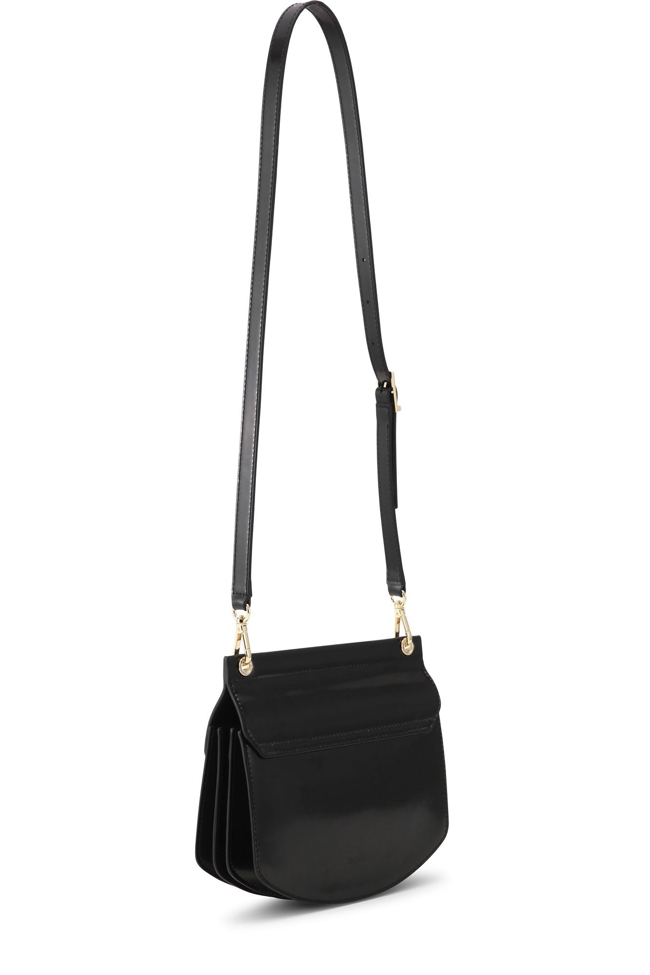 GANNI Apo-G Bag Small Patent Black - hvittrad.no