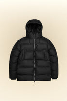 Rains Alta Puffer Parka W3T4 Black - hvittrad.no