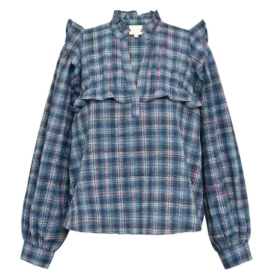 AnnabellGO Jo Blouse Blue Checks