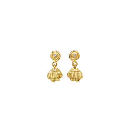 Maanesten Conca Earrings Gold - hvittrad.no