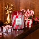 Voluspa Mini Tin Candle - Crushed Candy Cane 113g -hvittrad.no