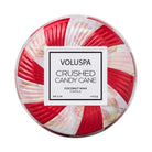 Voluspa Mini Tin Candle - Crushed Candy Cane 113g -hvittrad.no