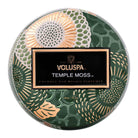 Voluspa Mini Tin Candle - Temple Moss 113g - hvittrad.no