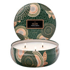 Voluspa 3 Wick Tin Candle - Temple Moss 340g - hvittrad.no