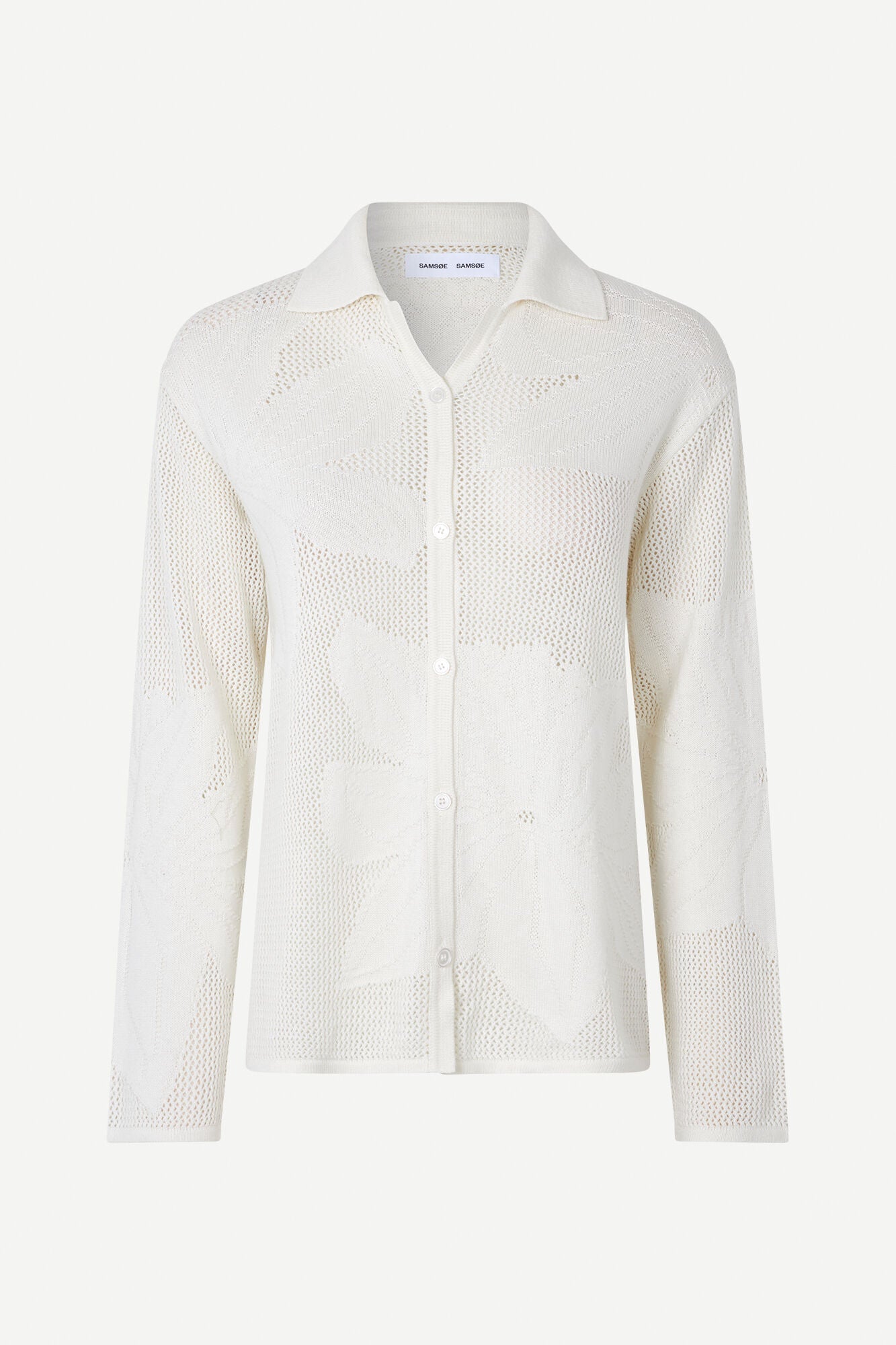 Samsøe Samsøe Sacona Shirt 12923 Clear Cream - hvittrad.no