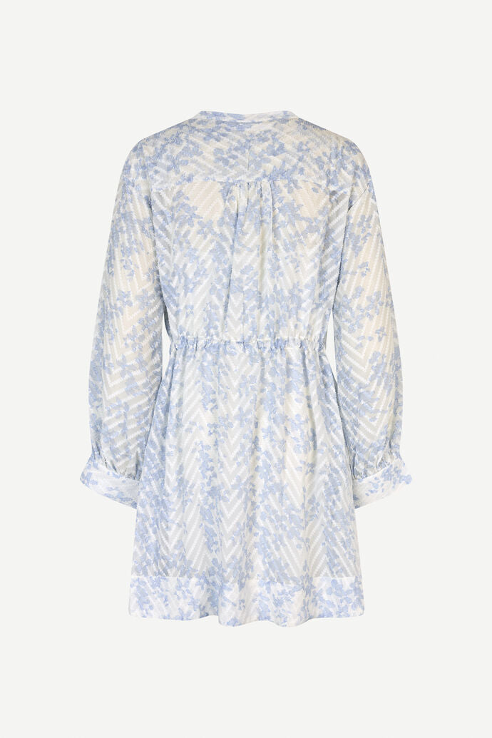 Samsøe Samsøe Saamelie Dress 14573 Meadow Light Blue - hvittrad.no