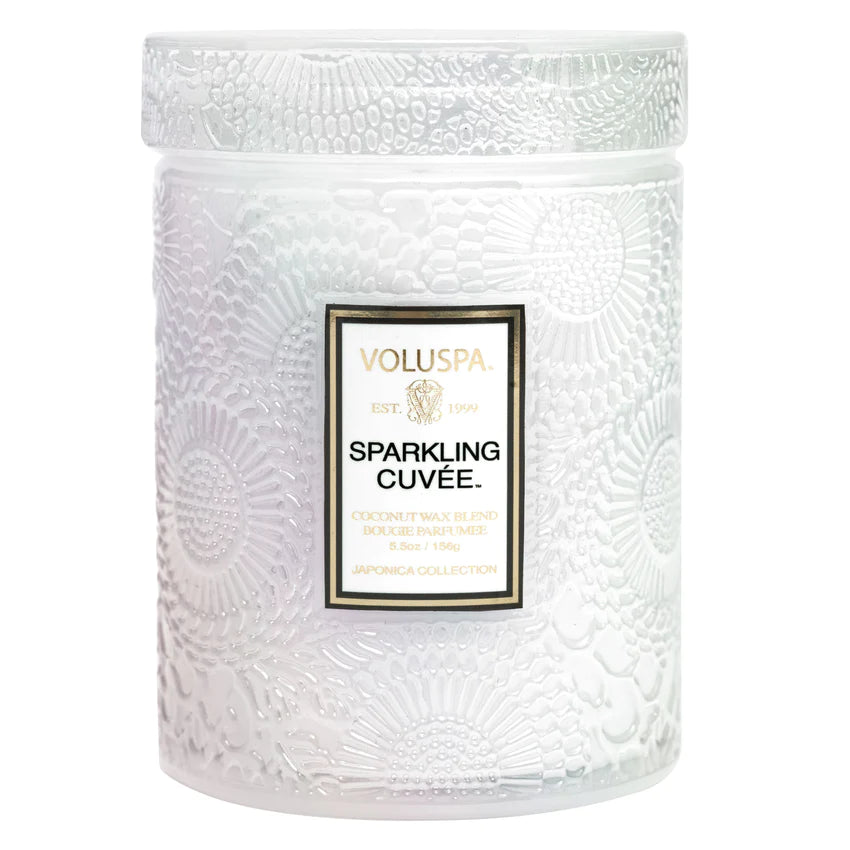 Voluspa Small Jar Candle - Sparkling Cuvee 156g - hvittrad.no