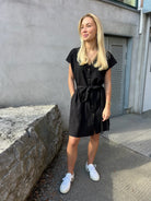 MSCH Copenhagen Jovene Ginia SS Dress Black - hvittrad.no