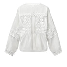 Gossia KaiaGO Lace Blouse Off-White - hvittrad.no