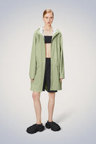 Rains Long Jacket W3 Earth - hvittrad.no