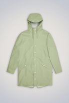 Rains Long Jacket W3 Earth - hvittrad.no