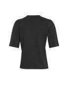 MSCH Copenhagen Begitta Organic Puff Tee Black - hvittrad.no