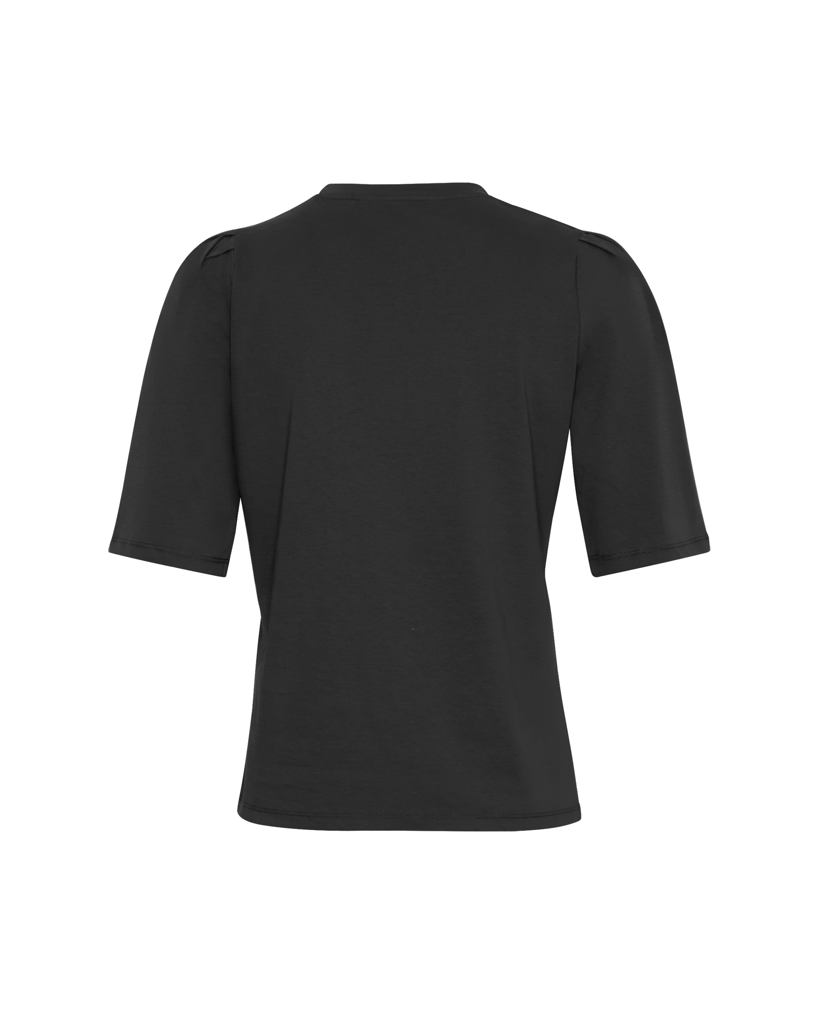 MSCH Copenhagen Begitta Organic Puff Tee Black - hvittrad.no