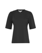 MSCH Copenhagen Begitta Organic Puff Tee Black - hvittrad.no