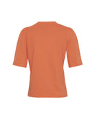 MSCH Copenhagen Begitta Organic Puff Tee Tigerlily - hvittrad.no