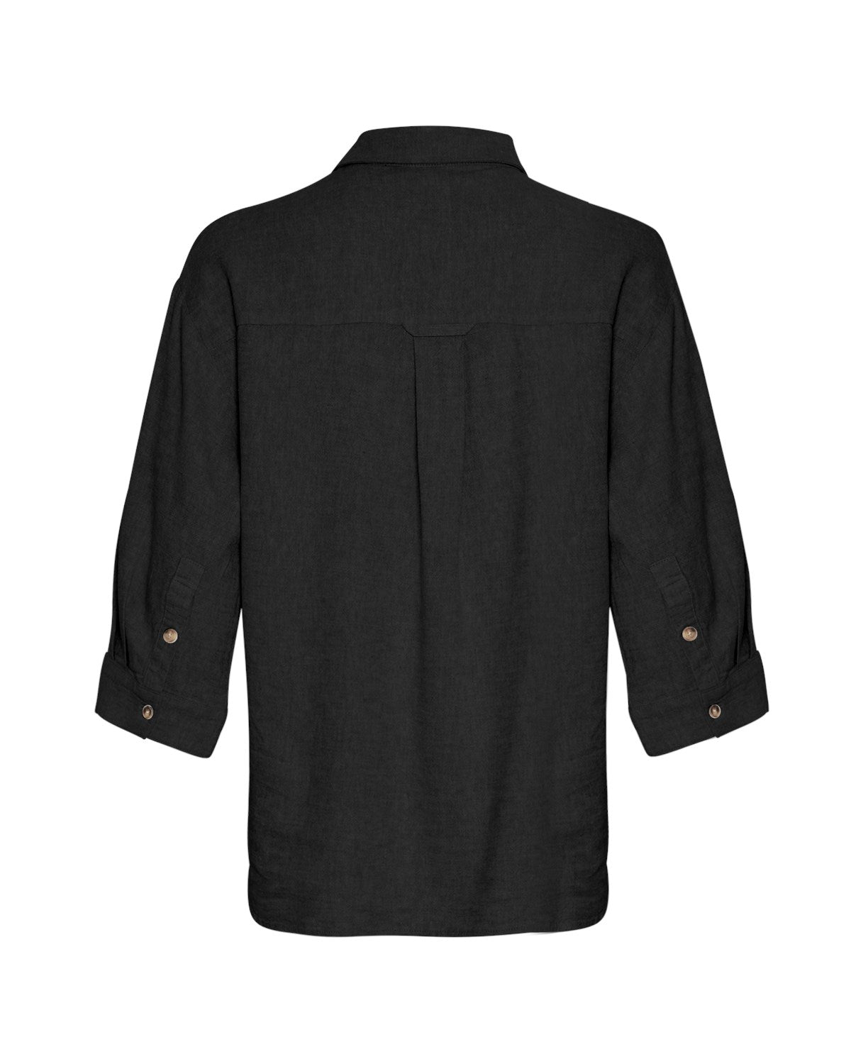 MSCH Copenhagen Jovene Ginia 3/4 Shirt Black - hvittrad.no