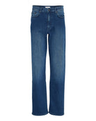 Moss Copenhagen Melana Rikka Jeans Dark Blue Wash - hvittrad.no