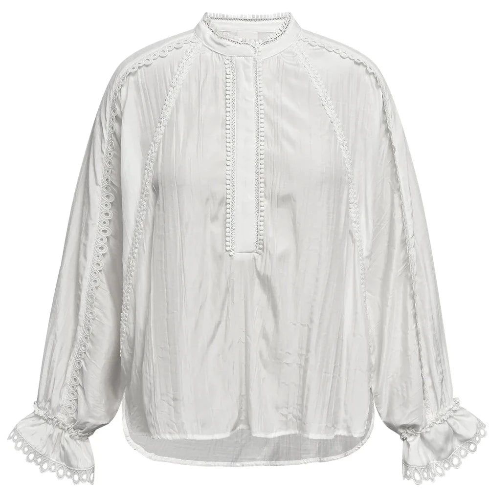 Gossia SigneGO Blouse Off-White - hvittrad.no