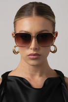 Otra Eyewear Rita Gold/Brown To Pink Fade - hvittrad.no