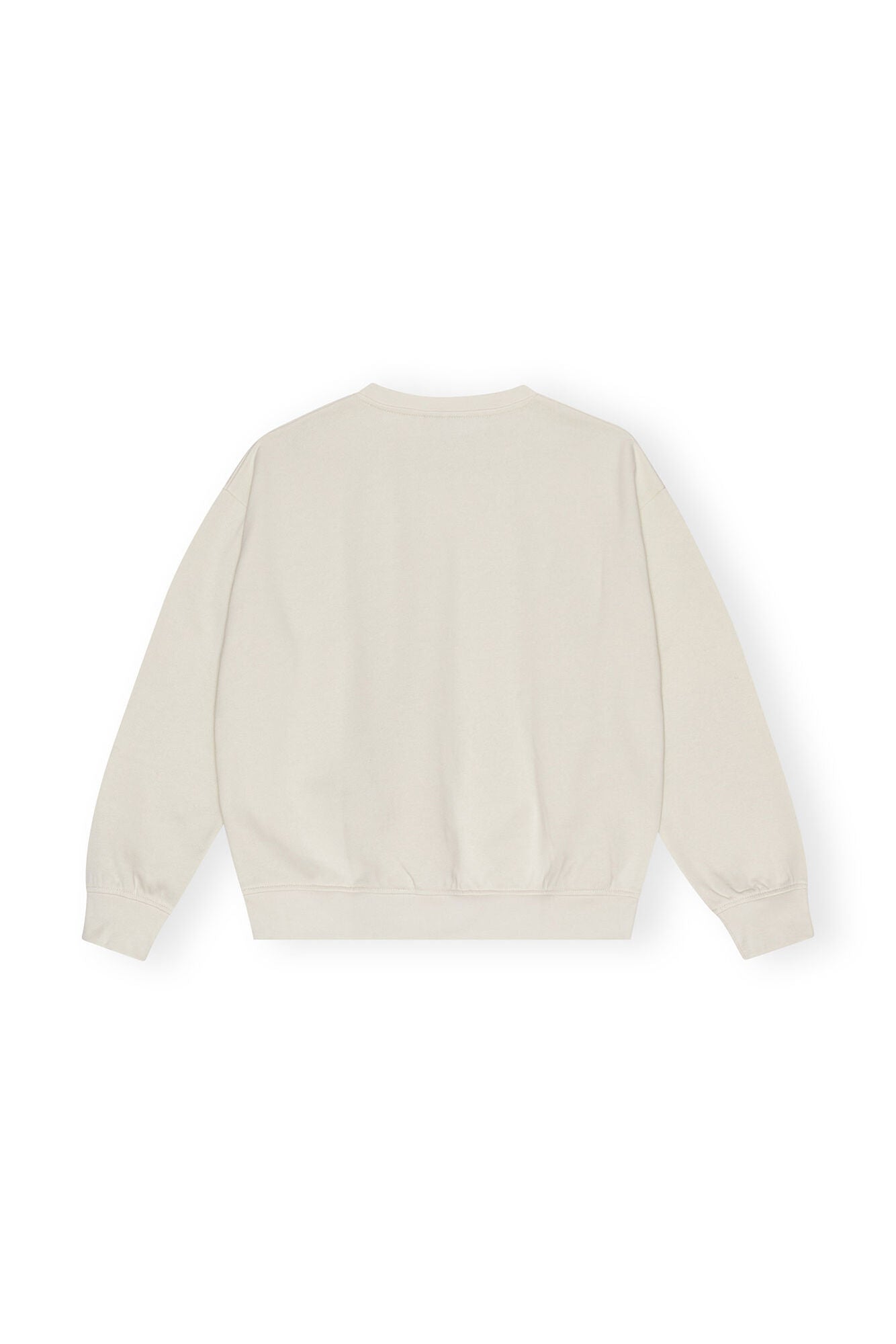 Ganni Isoli Ganni Oversized Sweatshirt Egret - hvittrad.no