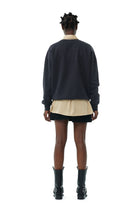 Ganni Isoli Ganni Oversized Sweatshirt Phantom - hvittrad.no