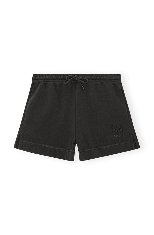 GANNI Light Isoli Elasticated Shorts Phantom - hvittrad.no