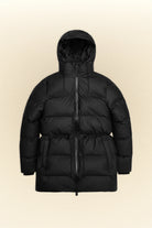 Rains W Alta Puffer Parka W3T4 Black - hvittrad.no