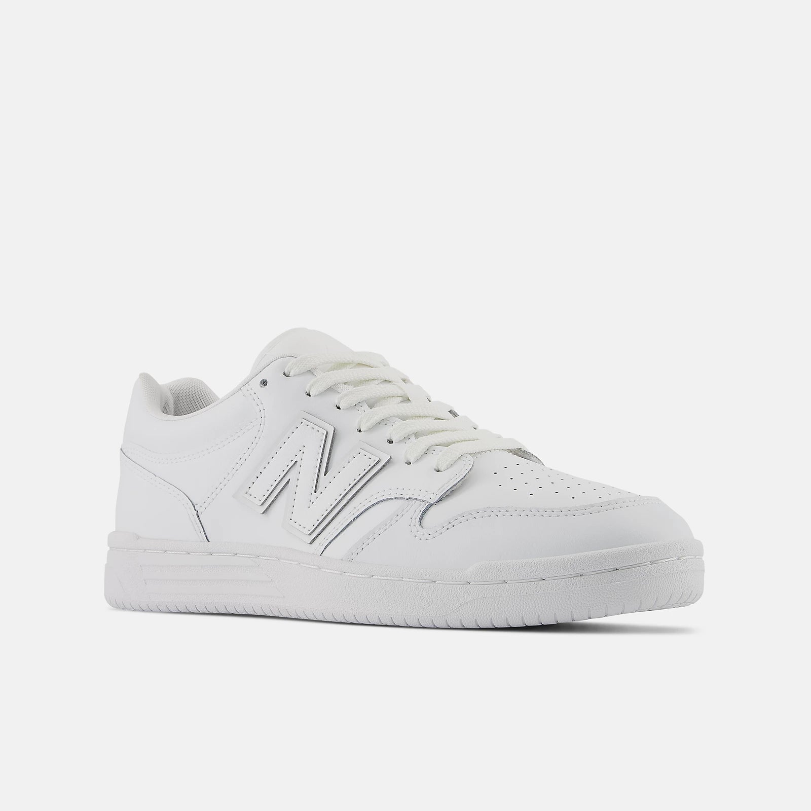 New Balance BB480L3W White/White - hvittrad.no