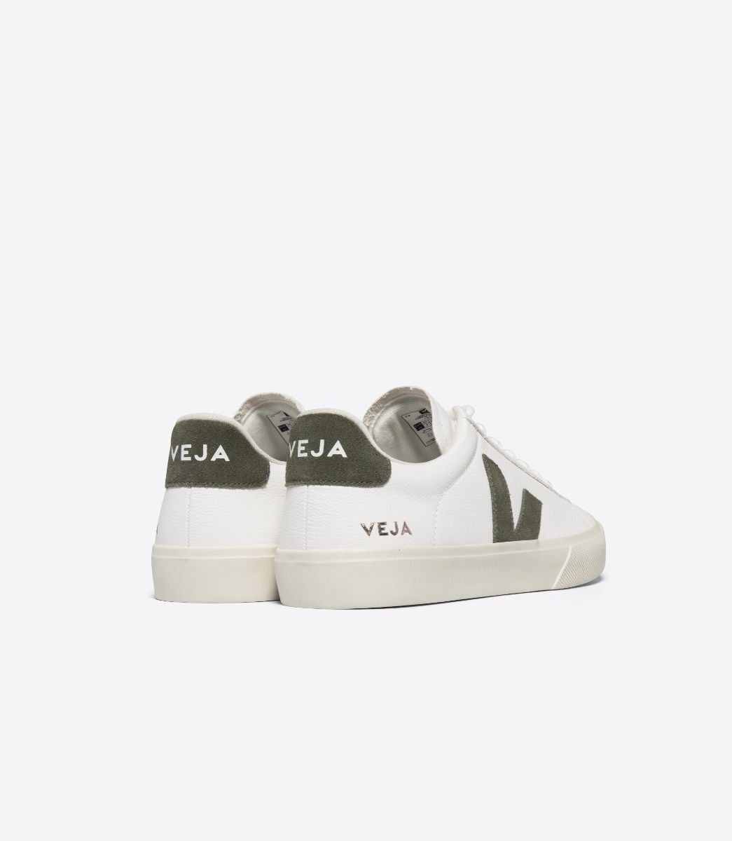 Veja Campo Chromefree Extra White Kaki - hvittrad.no