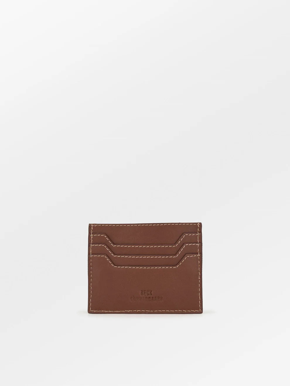 Beck Söndergaard Glossy Card Holder Mocha Brown - hvittrad.no