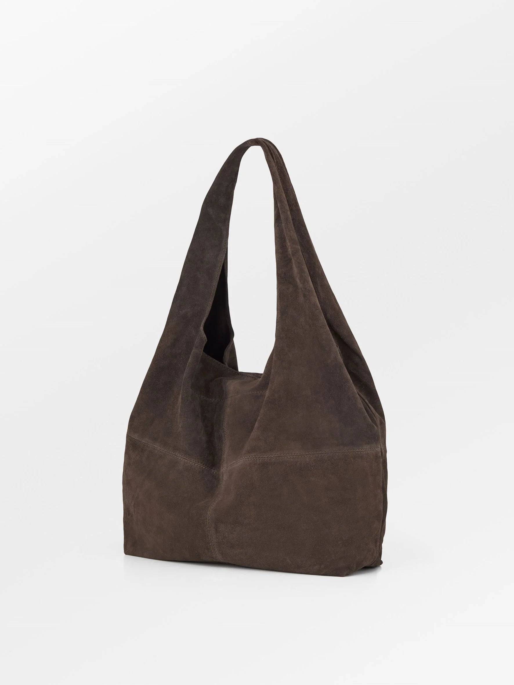 Beck Söndergaard Suede Dalliea Bag Hot Fudge Brown - hvittrad.no