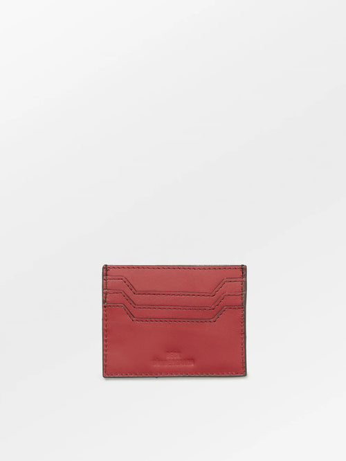 Glossy Card Holder Dusty Cedar Red