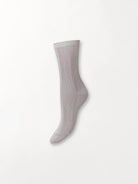 Glitter Drake Sock Silver Gray - hvittrad.no