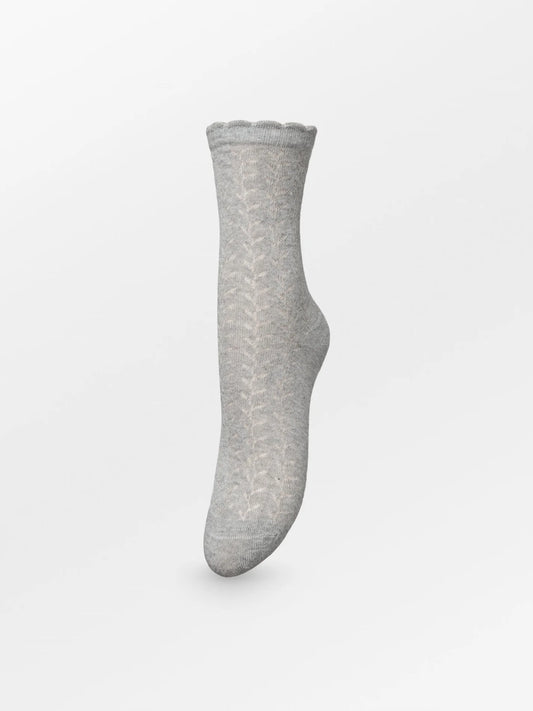 Leofa Cotta Sock Light Grey Melange